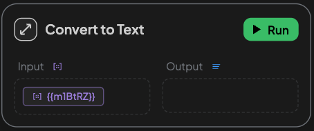 Modify Edge converttotext