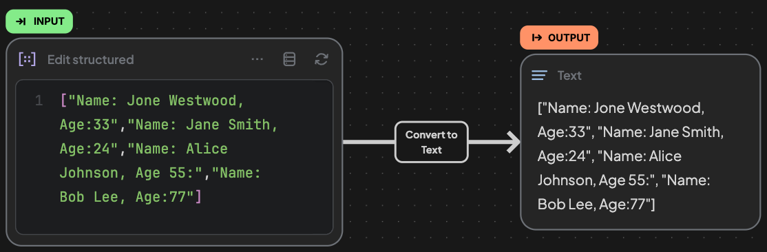 Modify Edge converttotext intro